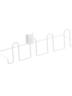 Bundl of 6 Elfa Utility White Show Racks.